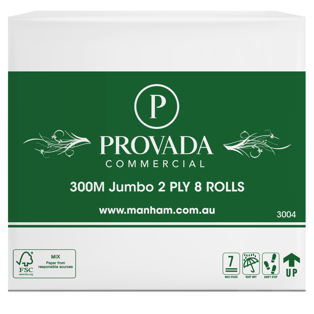 3004 Commercial Range 300M Jumbo Roll Quality Premium Product